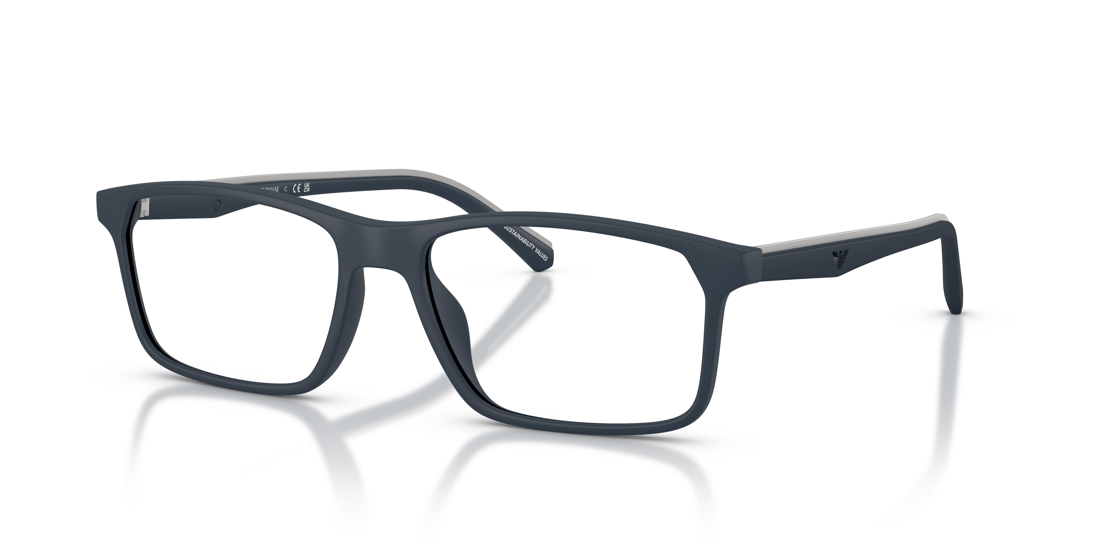 Occhiale da vista Emporio Armani da uomo in acetato