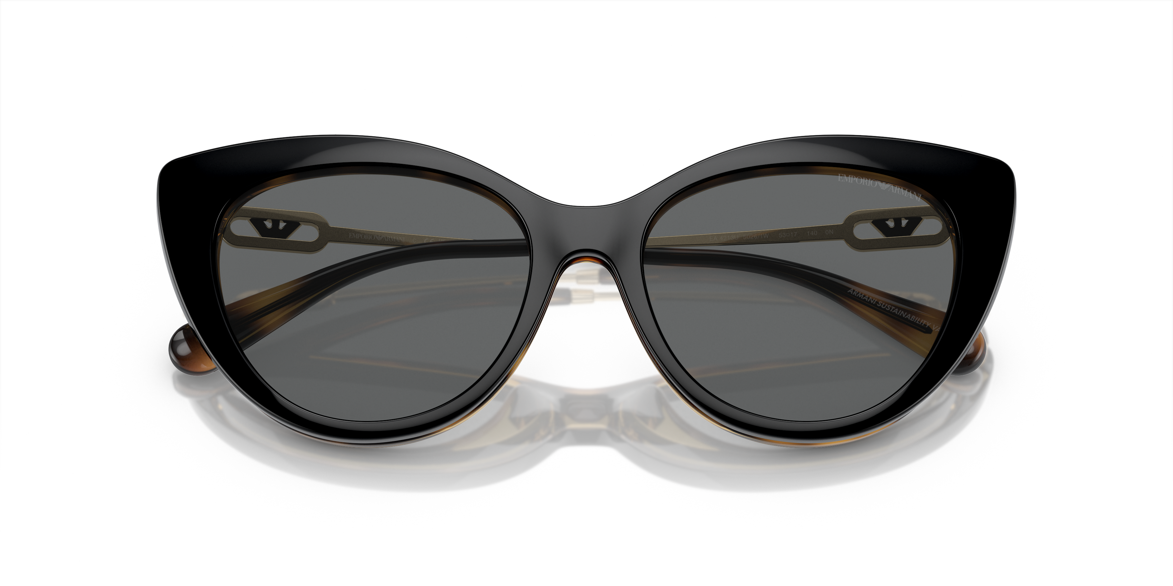 Emporio Armani women's clip-on acetate eyeglasses