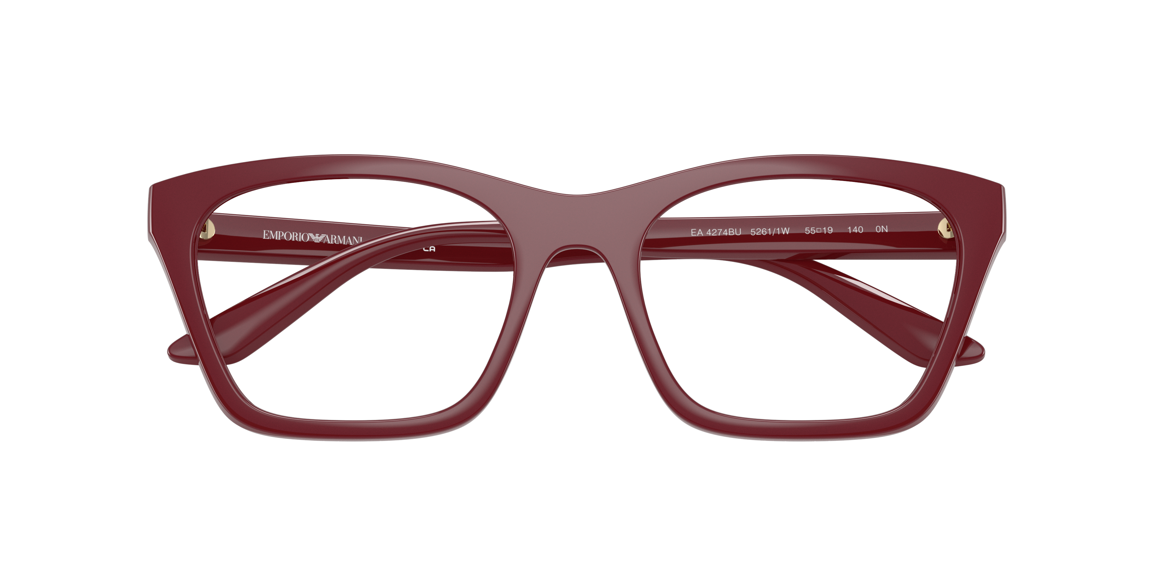 Occhiale Emporio Armani da vista da donna in acetato con clip-on da sole
