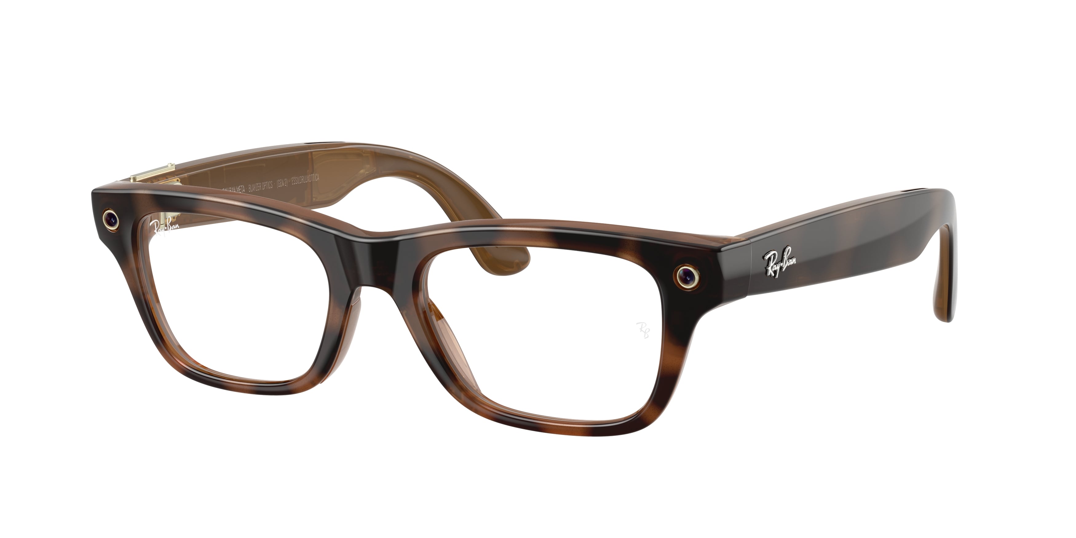 Rayban Meta Wayfarer Gen 2 Unisex Sunglasses (Shiny Black with Green G15 Lens)