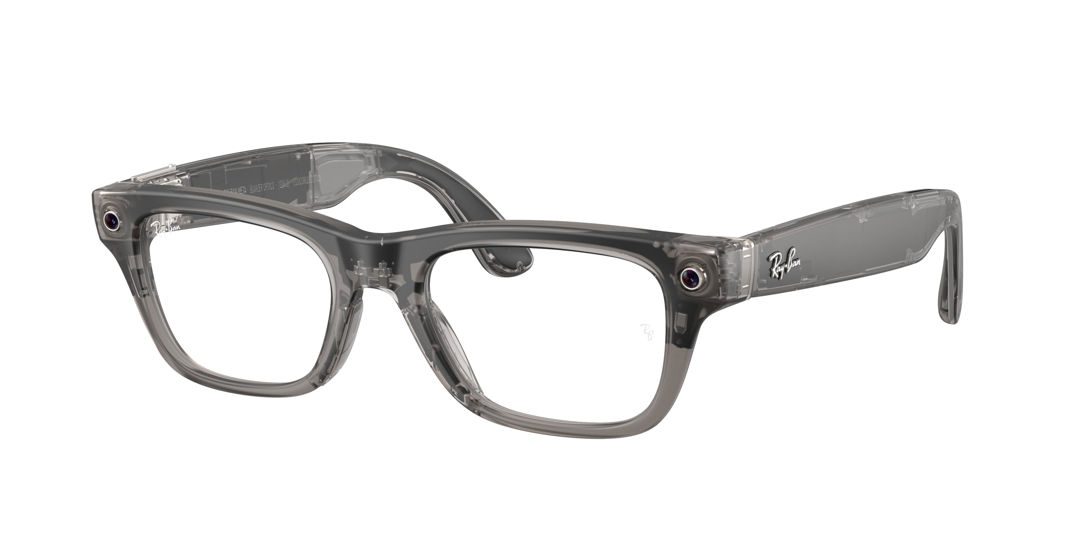 Rayban Meta Wayfarer Gen 2 Unisex Sunglasses (Shiny Black with Green G15 Lens)