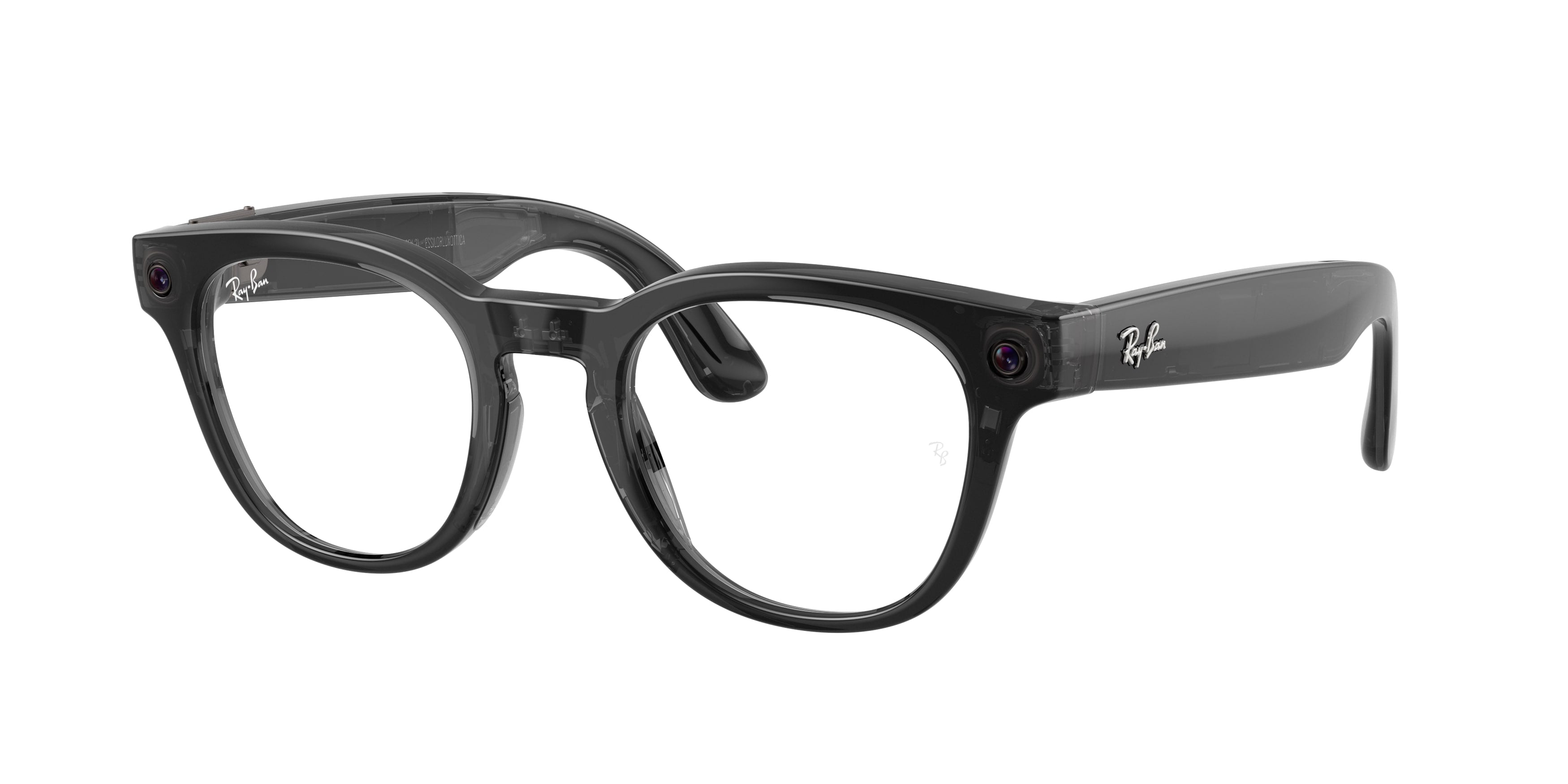 Rayban Meta Wayfarer Gen 2 Unisex Sunglasses (Shiny Black with Green G15 Lens)
