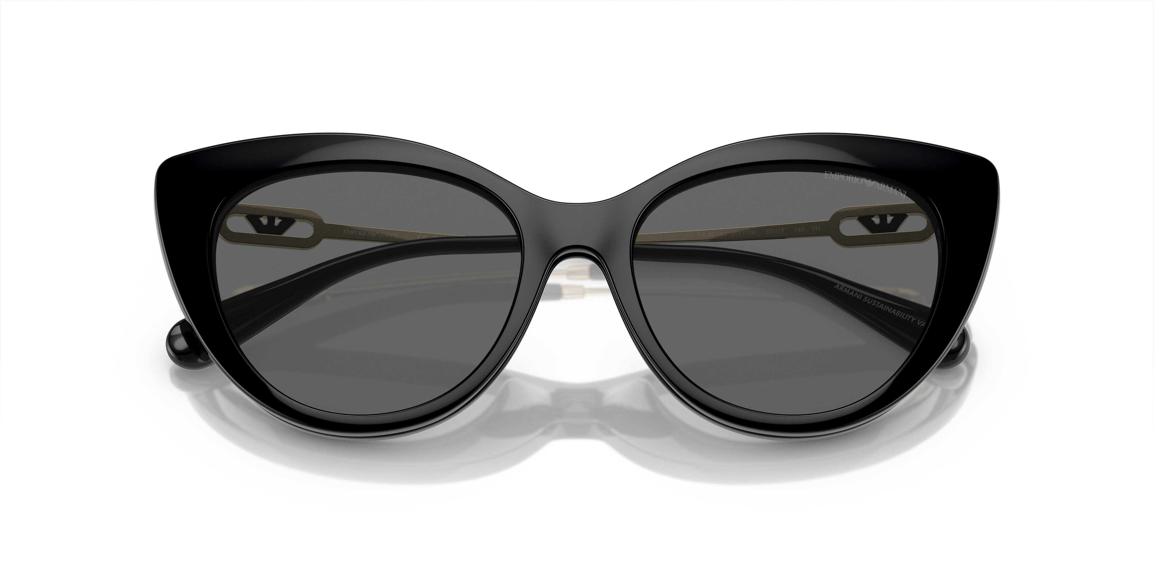 Occhiale Emporio Armani da vista da donna in acetato con clip-on da sole