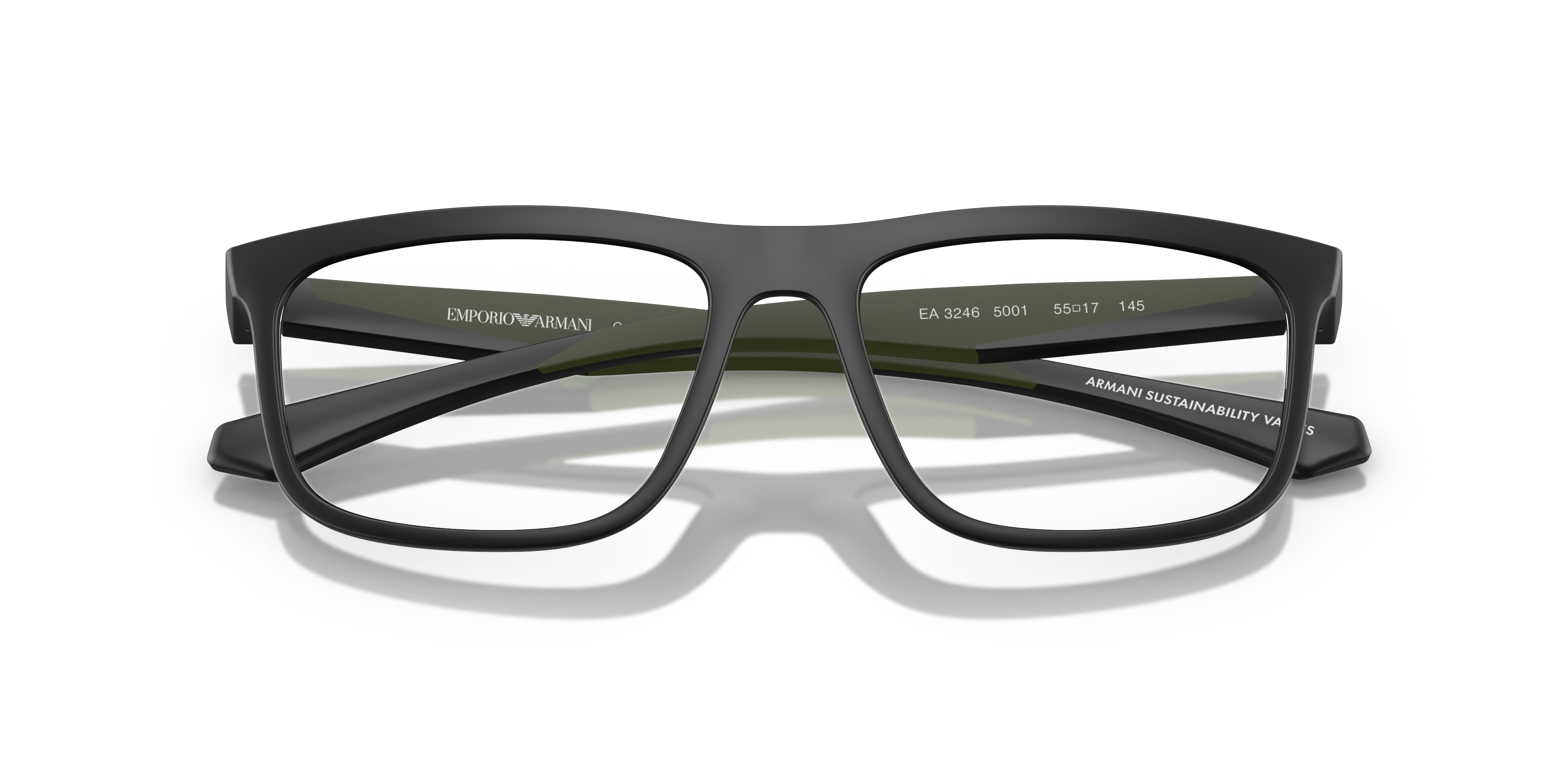 Emporio Armani men's acetate eyeglasses