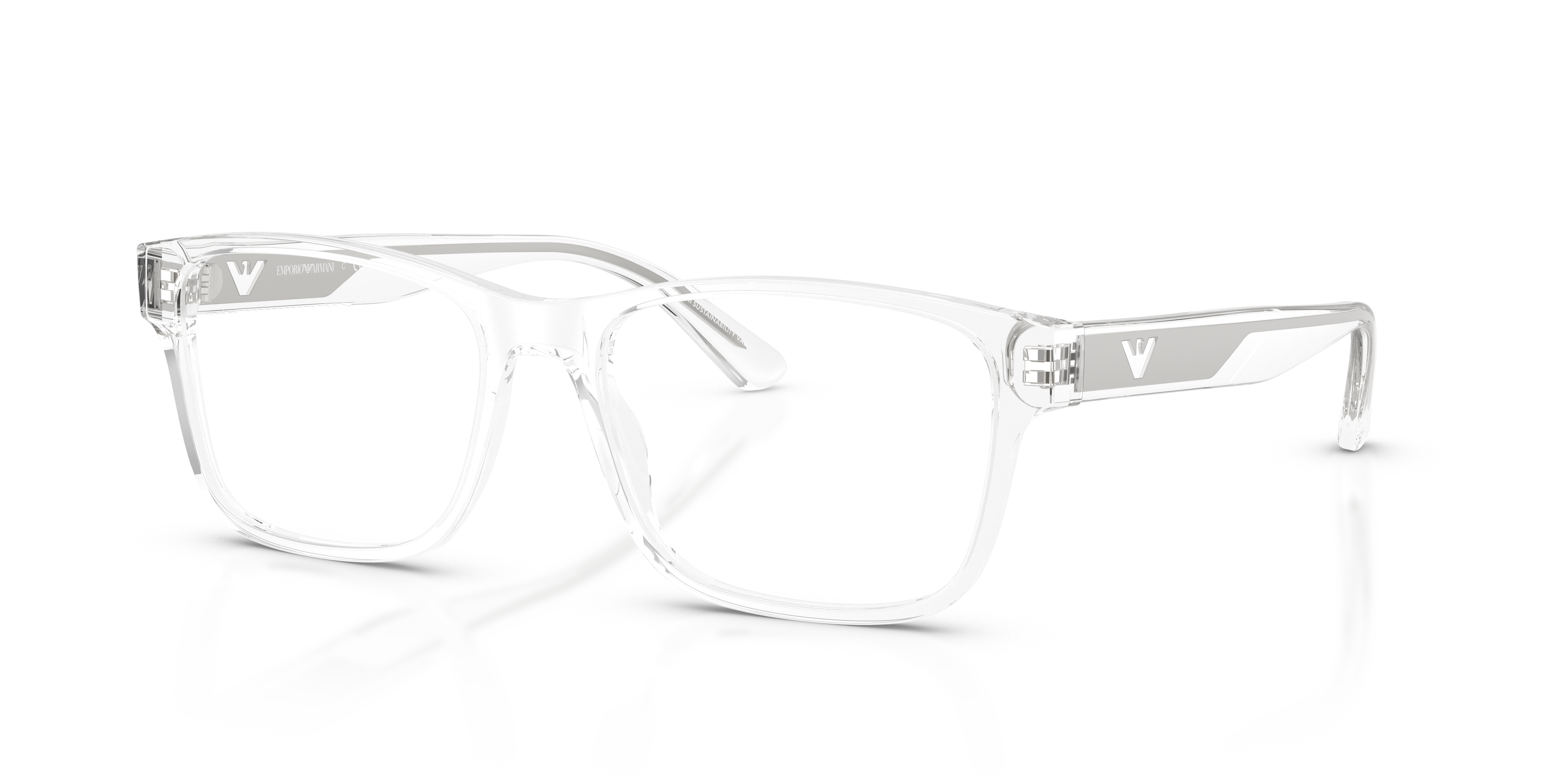 Occhiale da vista Emporio Armani da uomo in acetato