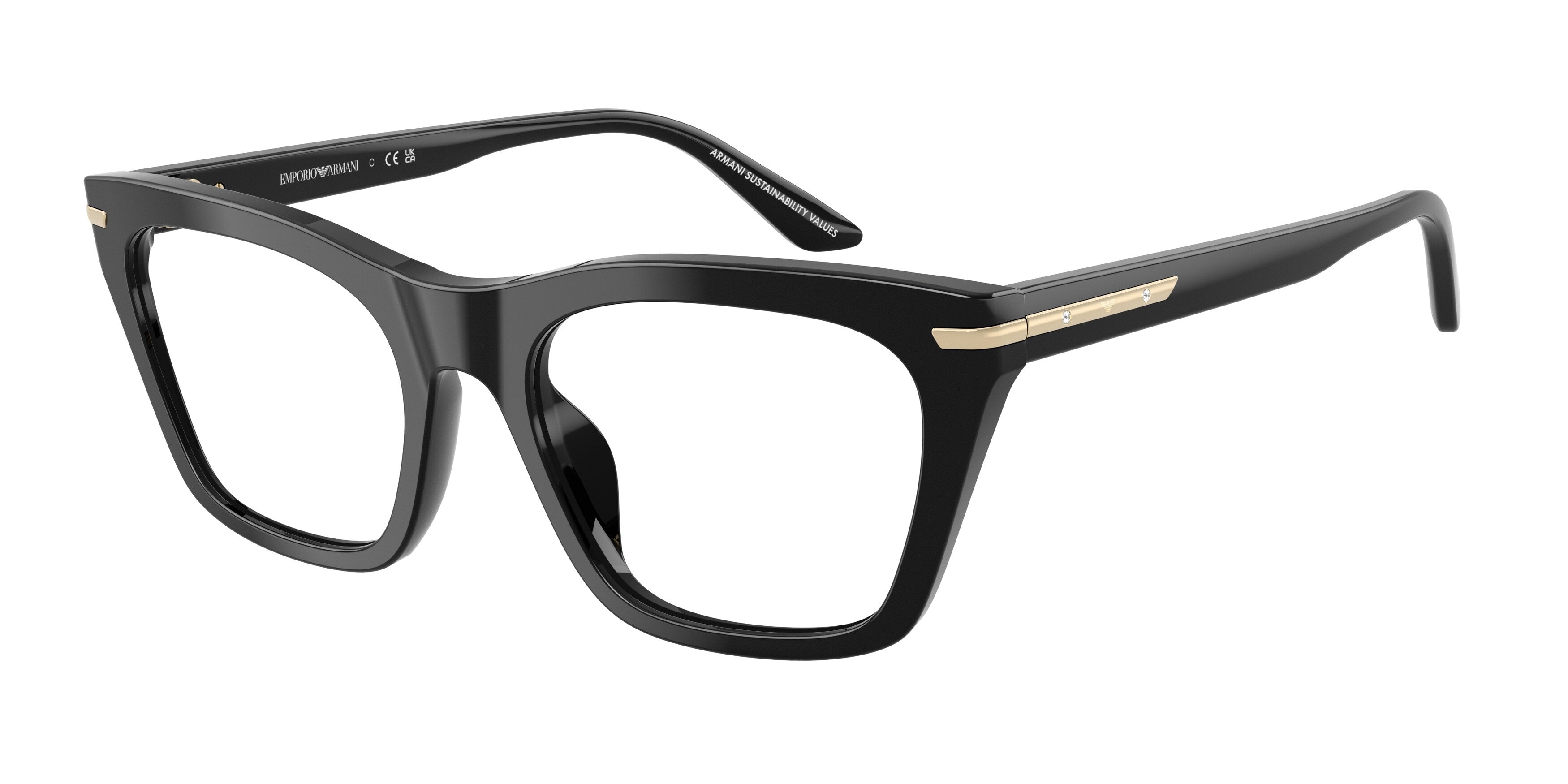 Occhiale da vista Emporio Armani da donna in acetato