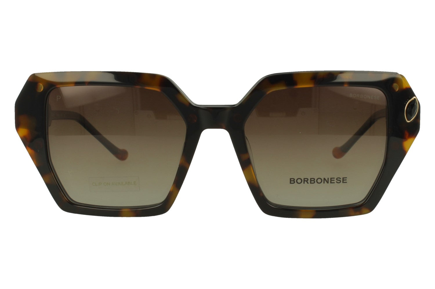 Occhiale da vista Borbonese da donna in acetato con clip-on
