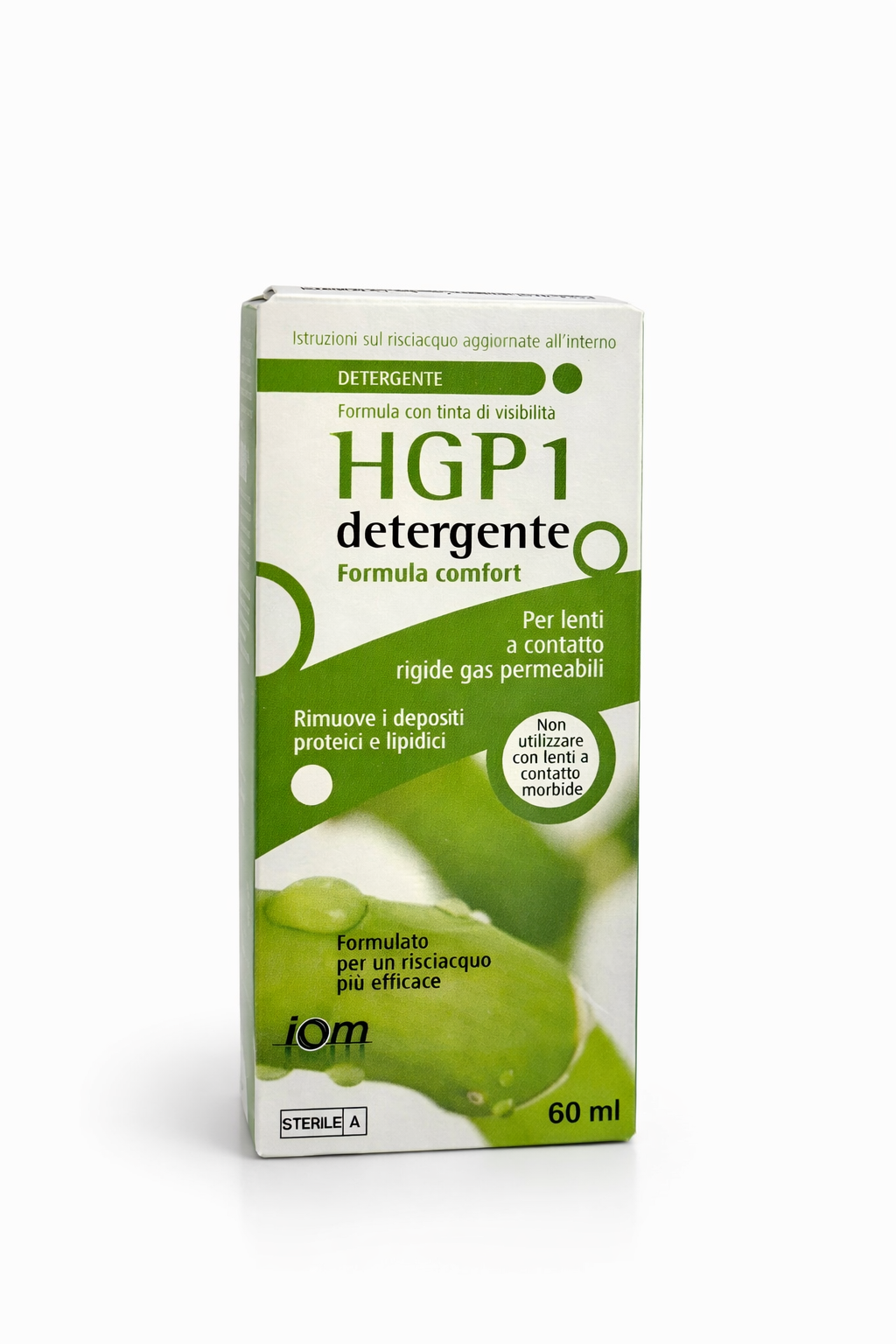 Detergente HGP1 per lenti a contatto rigide gas permeabili (60ml)