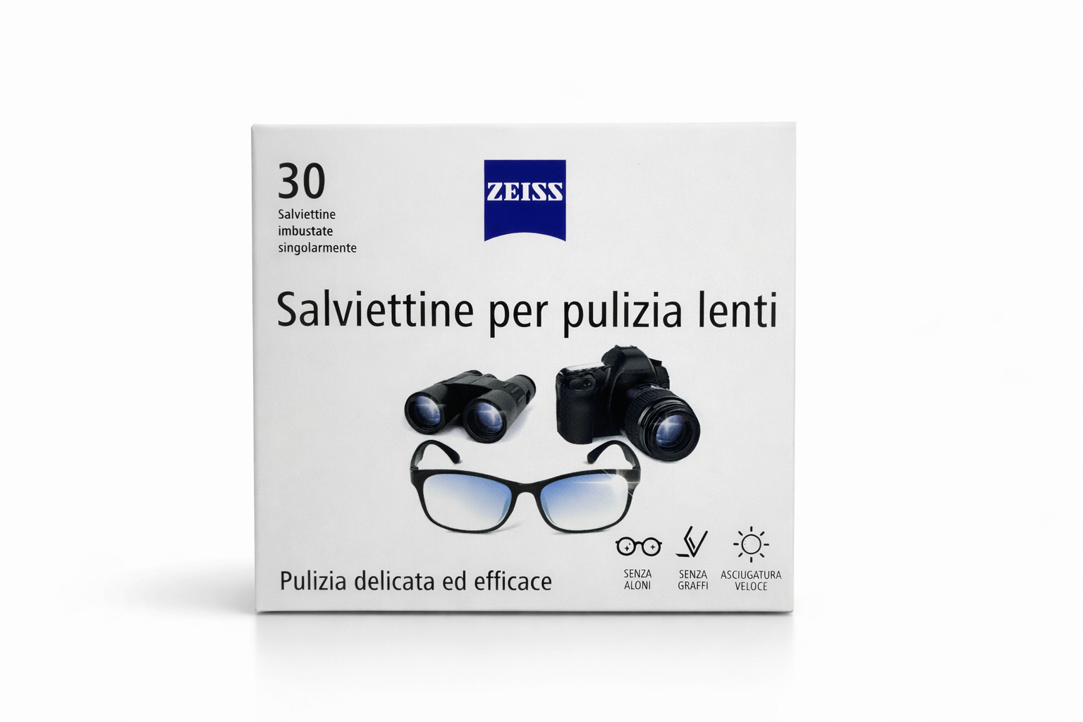 Salviettine per pulizia lenti (30pz)