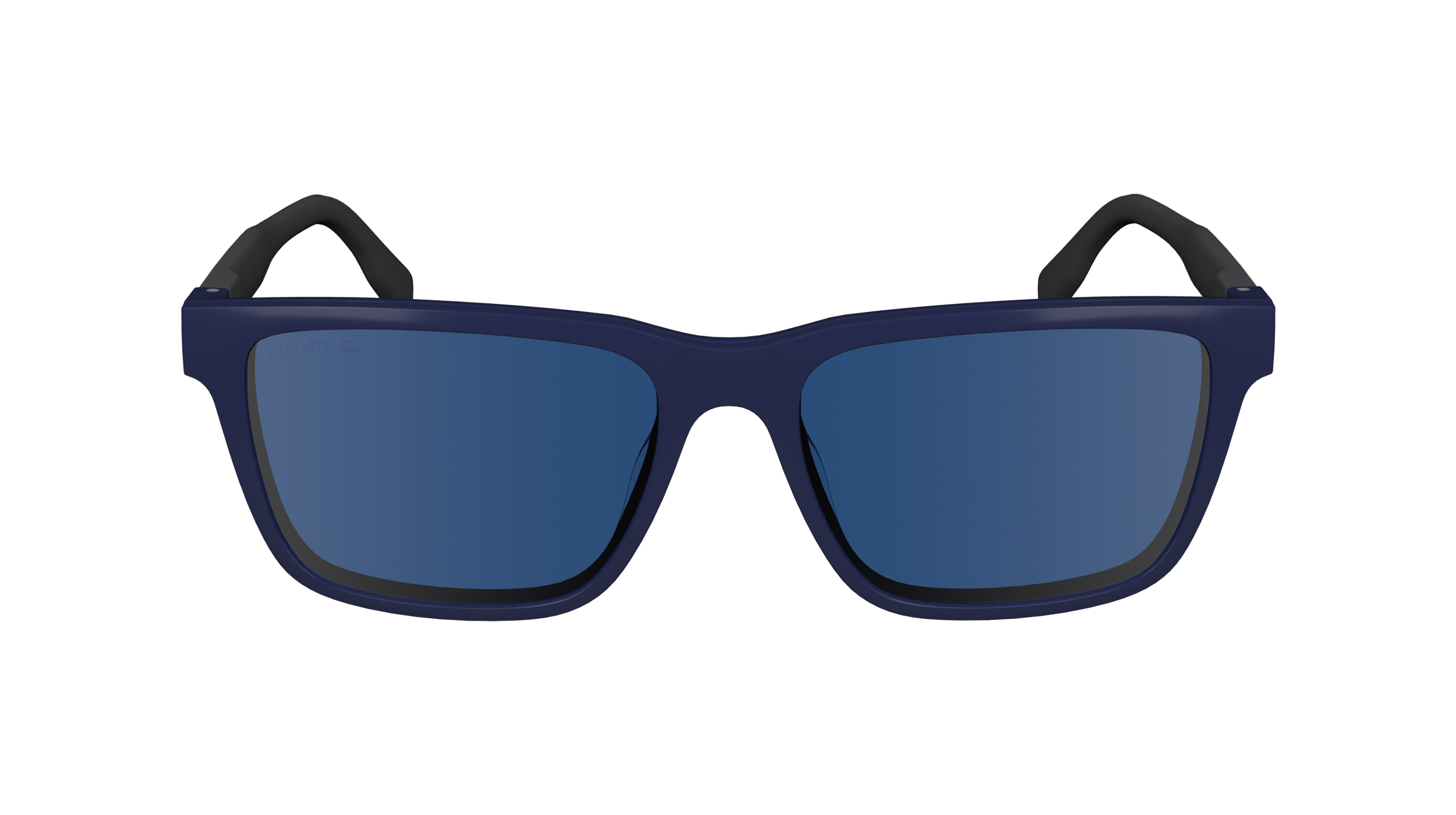 Lacoste men's acetate eyeglasses (with clip-on sunglasses)