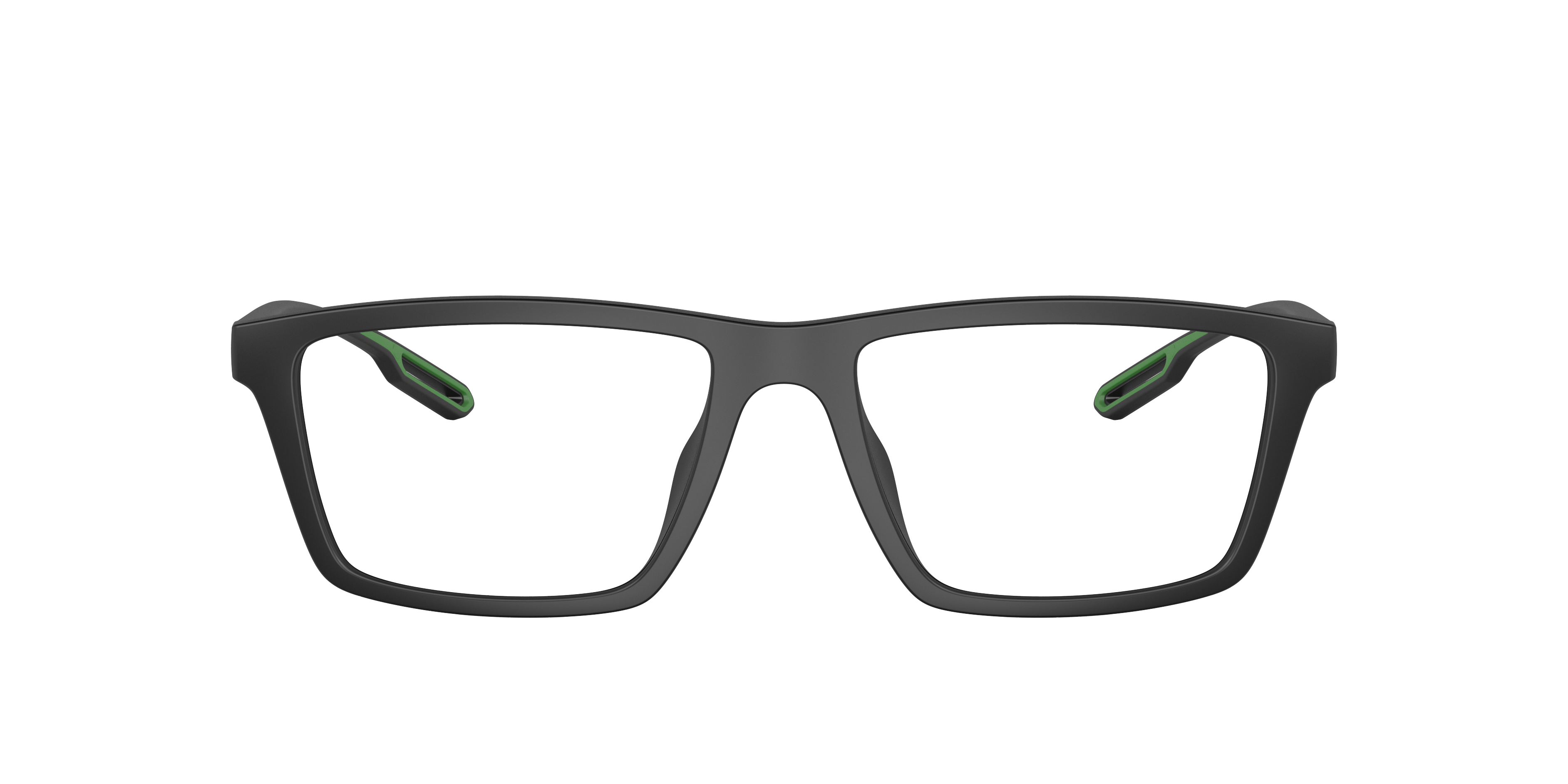 Occhiale da vista Emporio Armani da uomo in acetato con clip-on da sole