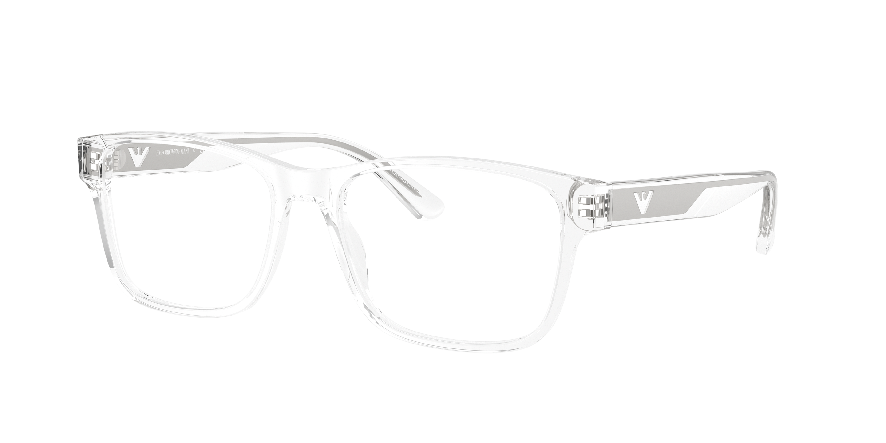 Emporio Armani men's acetate eyeglasses