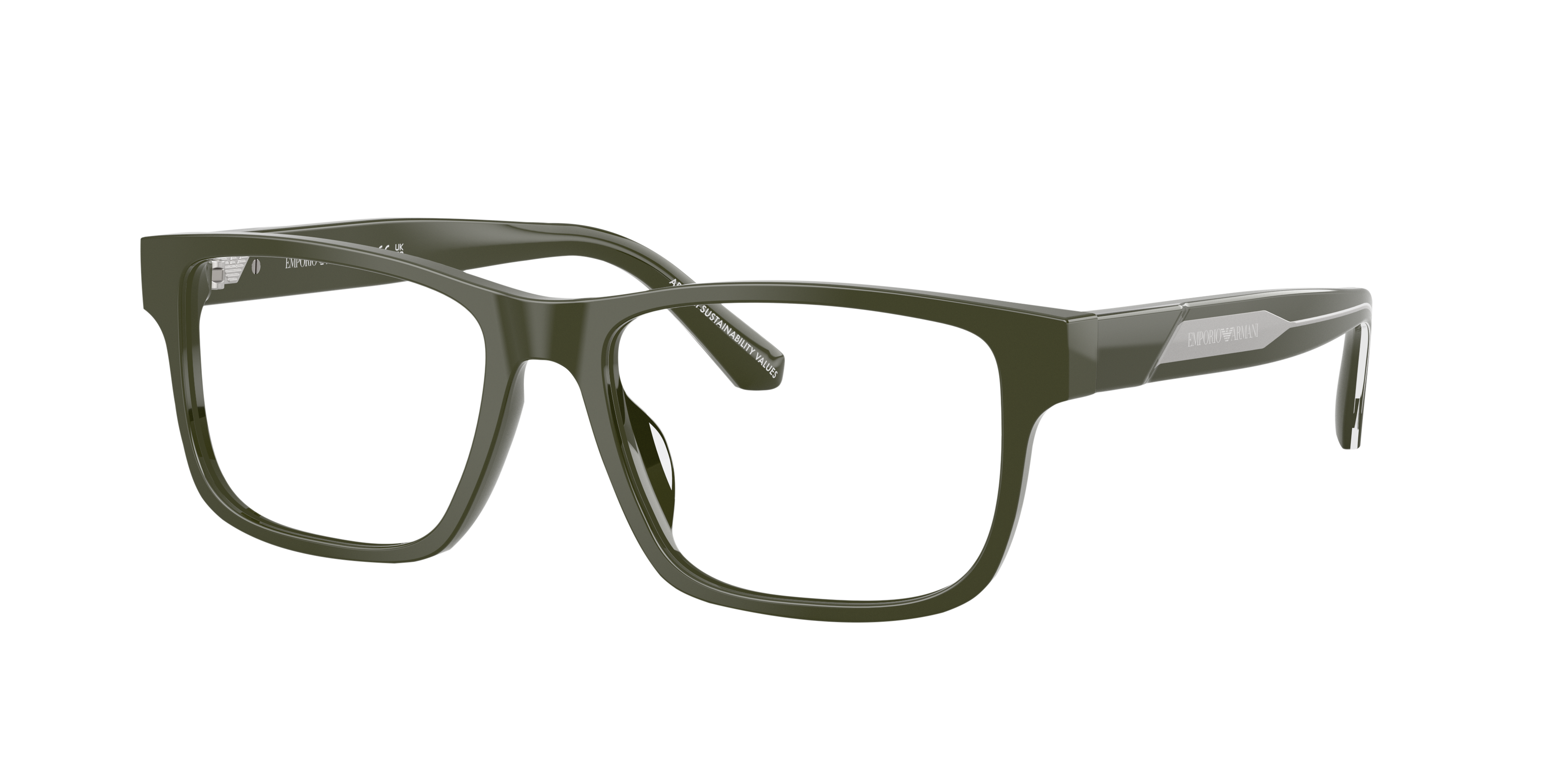 Occhiale da vista Emporio Armani da uomo in acetato