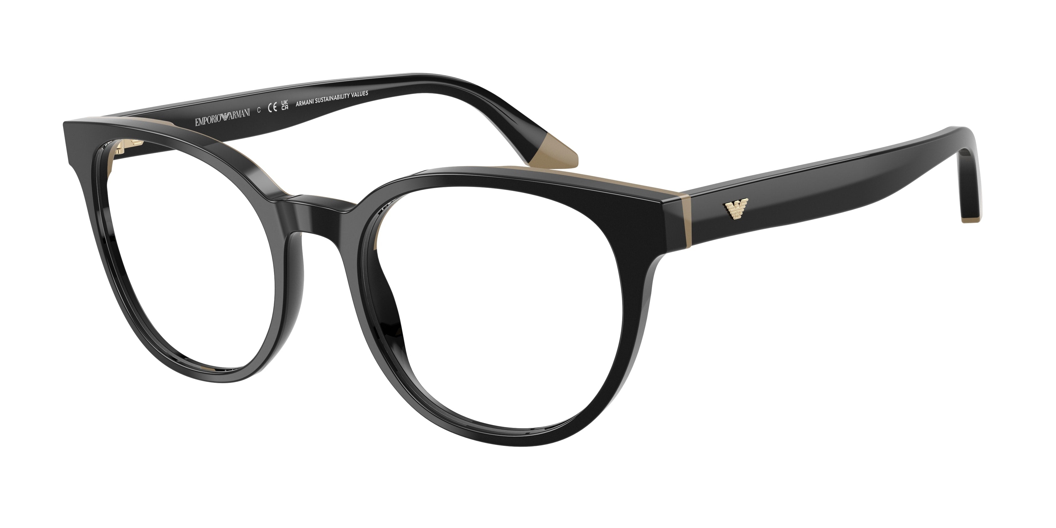 Occhiale da vista Emporio Armani da donna in acetato