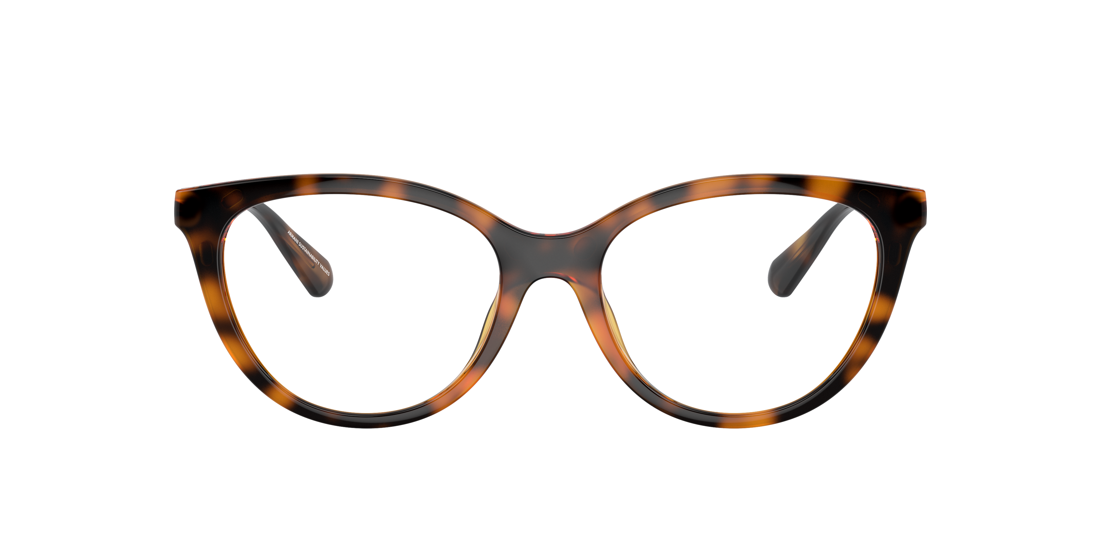 Emporio Armani women's clip-on acetate eyeglasses