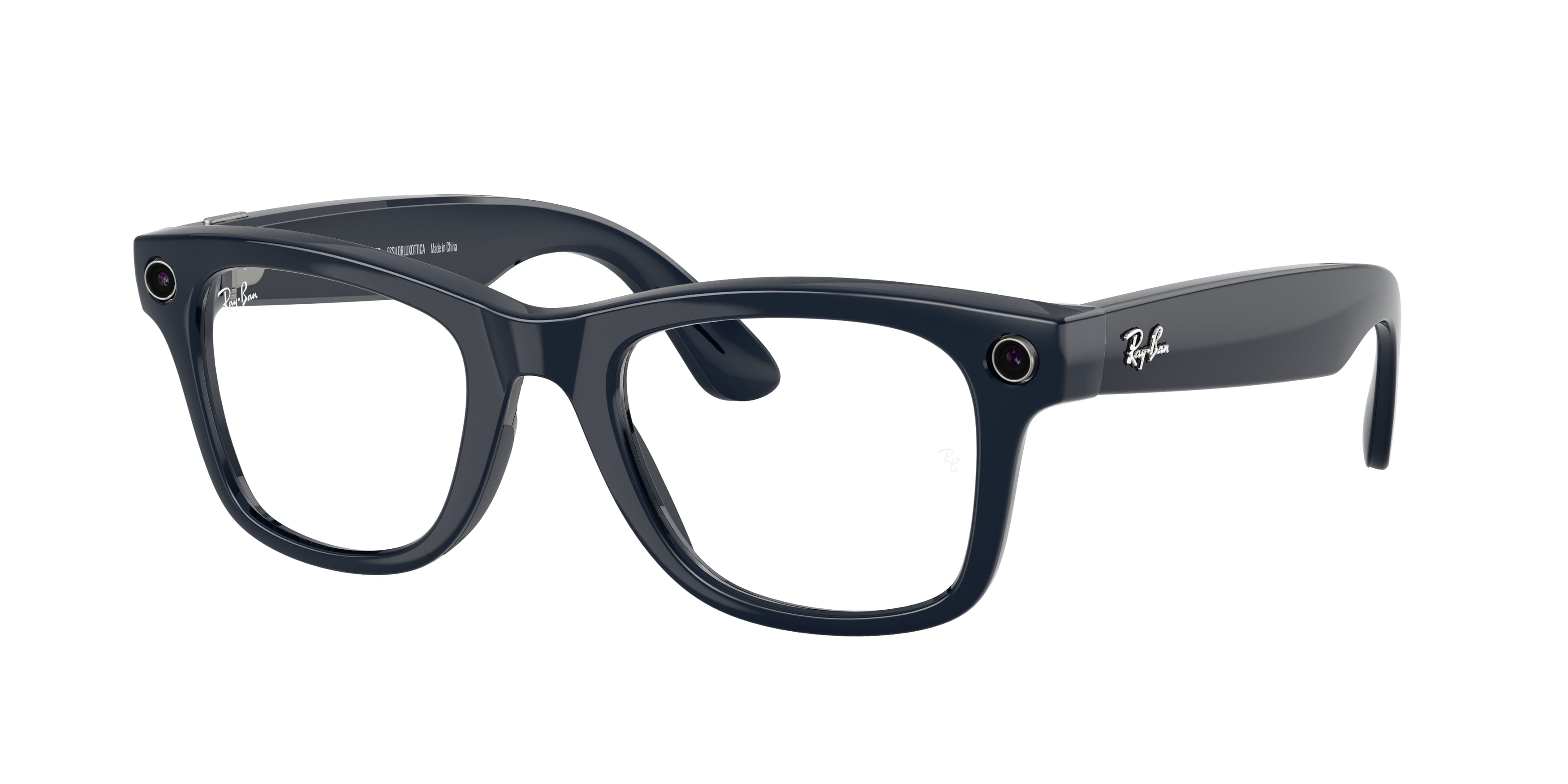 Rayban Meta Wayfarer Gen 2 Unisex Sunglasses (Shiny Black with Green G15 Lens)