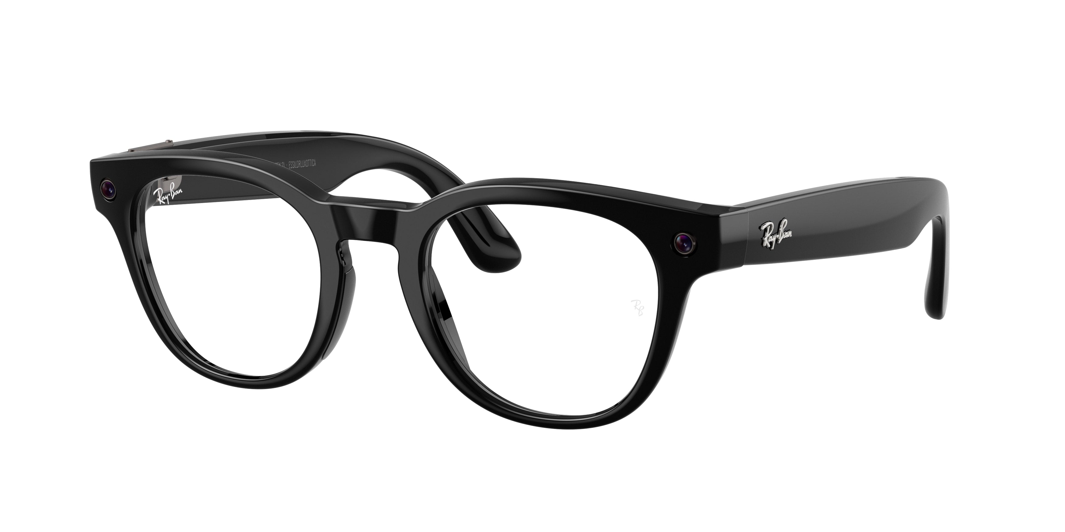 Rayban Meta Wayfarer Gen 2 Unisex Sunglasses (Shiny Black with Green G15 Lens)