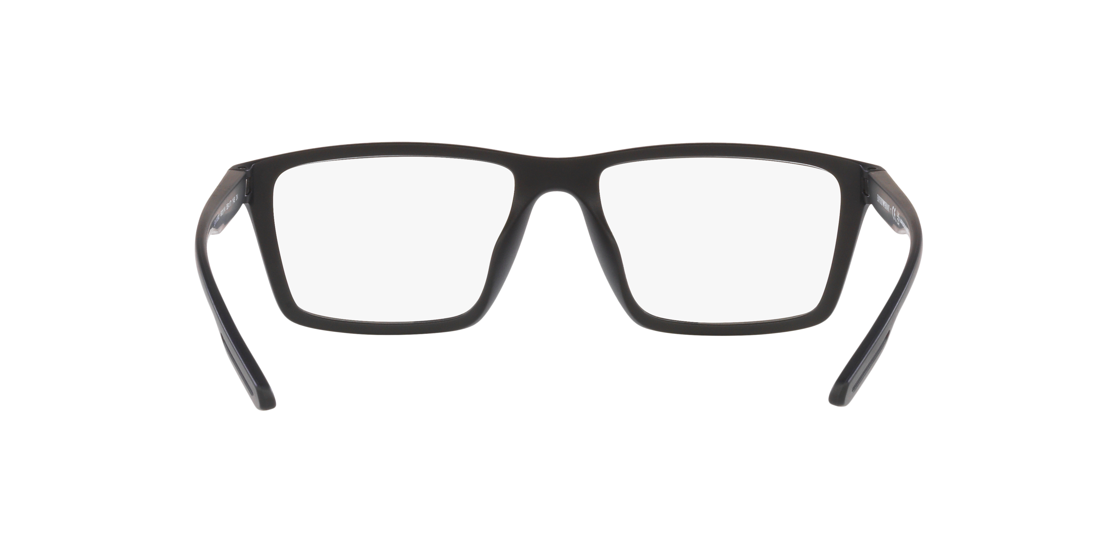 Occhiale da vista Emporio Armani da uomo in acetato con clip-on da sole