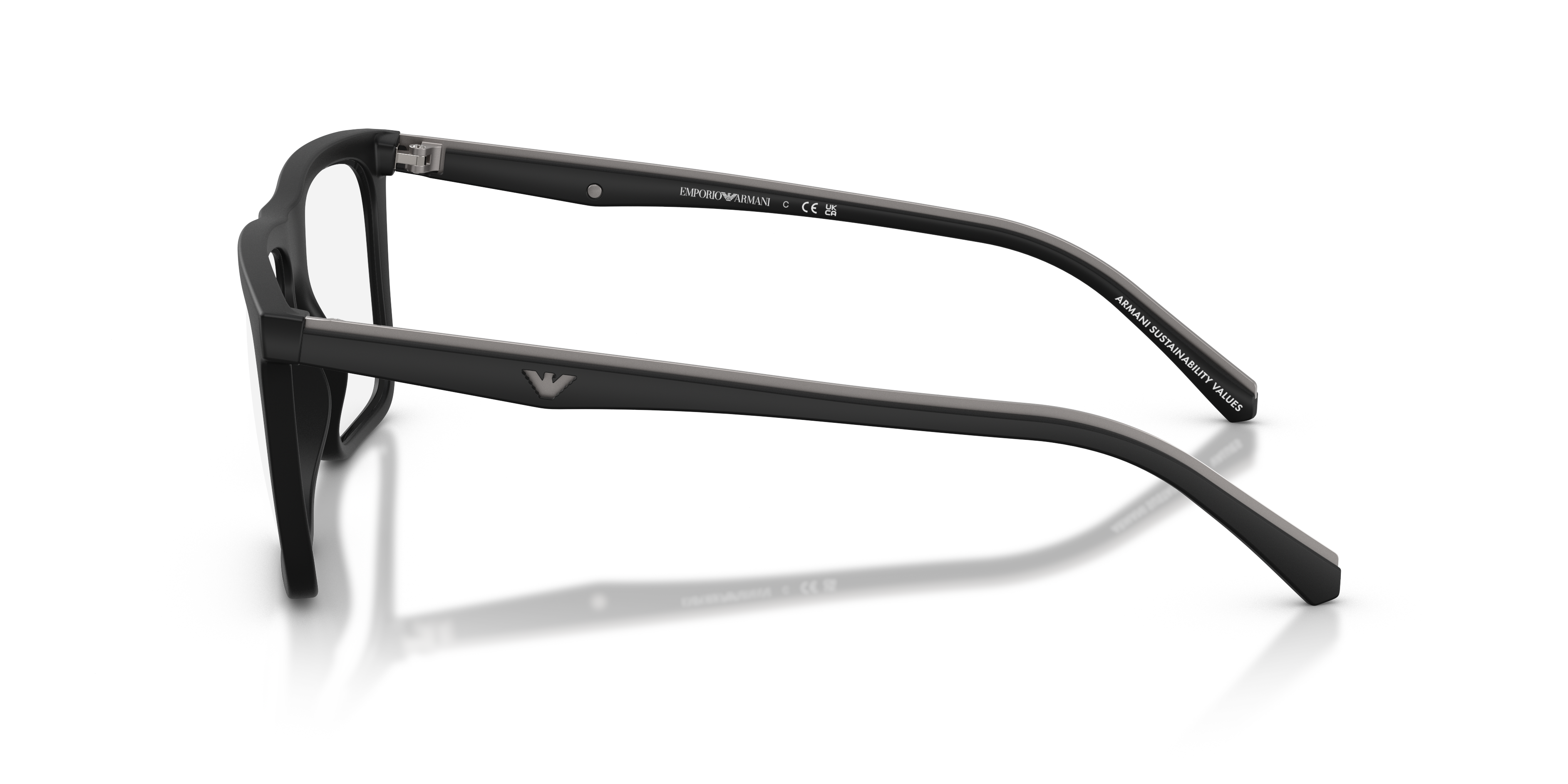 Emporio Armani men's acetate eyeglasses