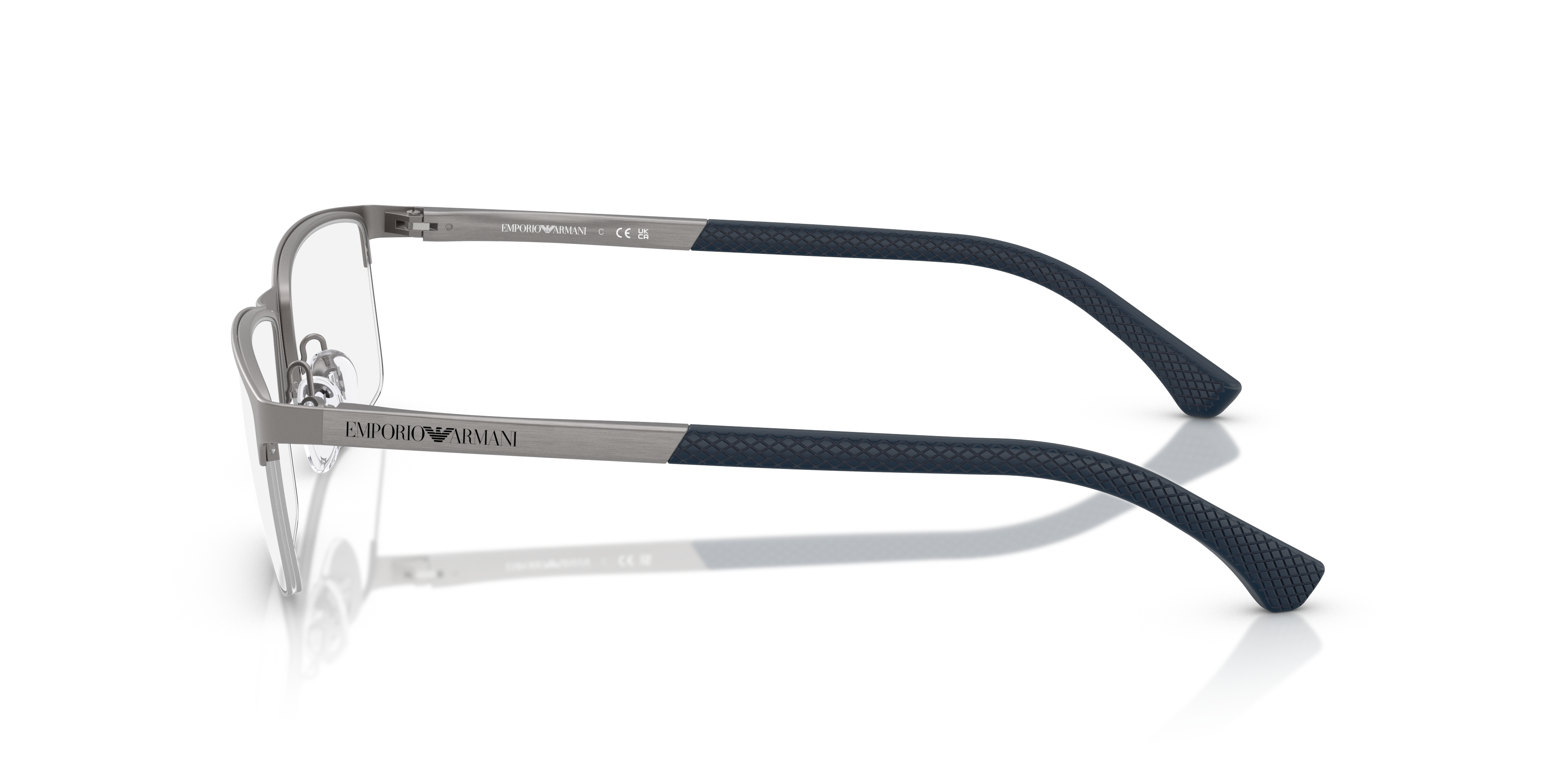Emporio Armani men's metal eyeglasses