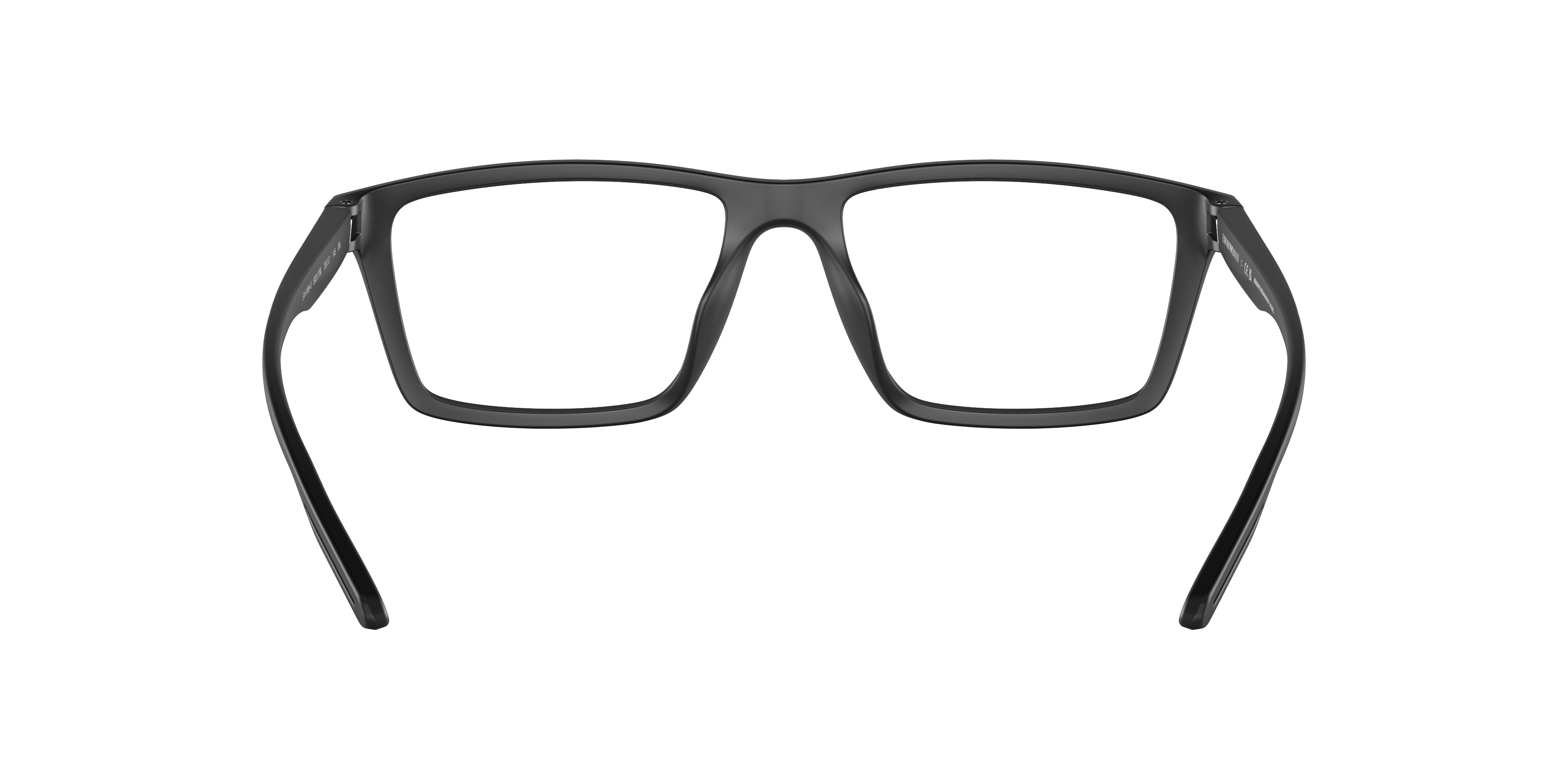 Occhiale da vista Emporio Armani da uomo in acetato con clip-on da sole