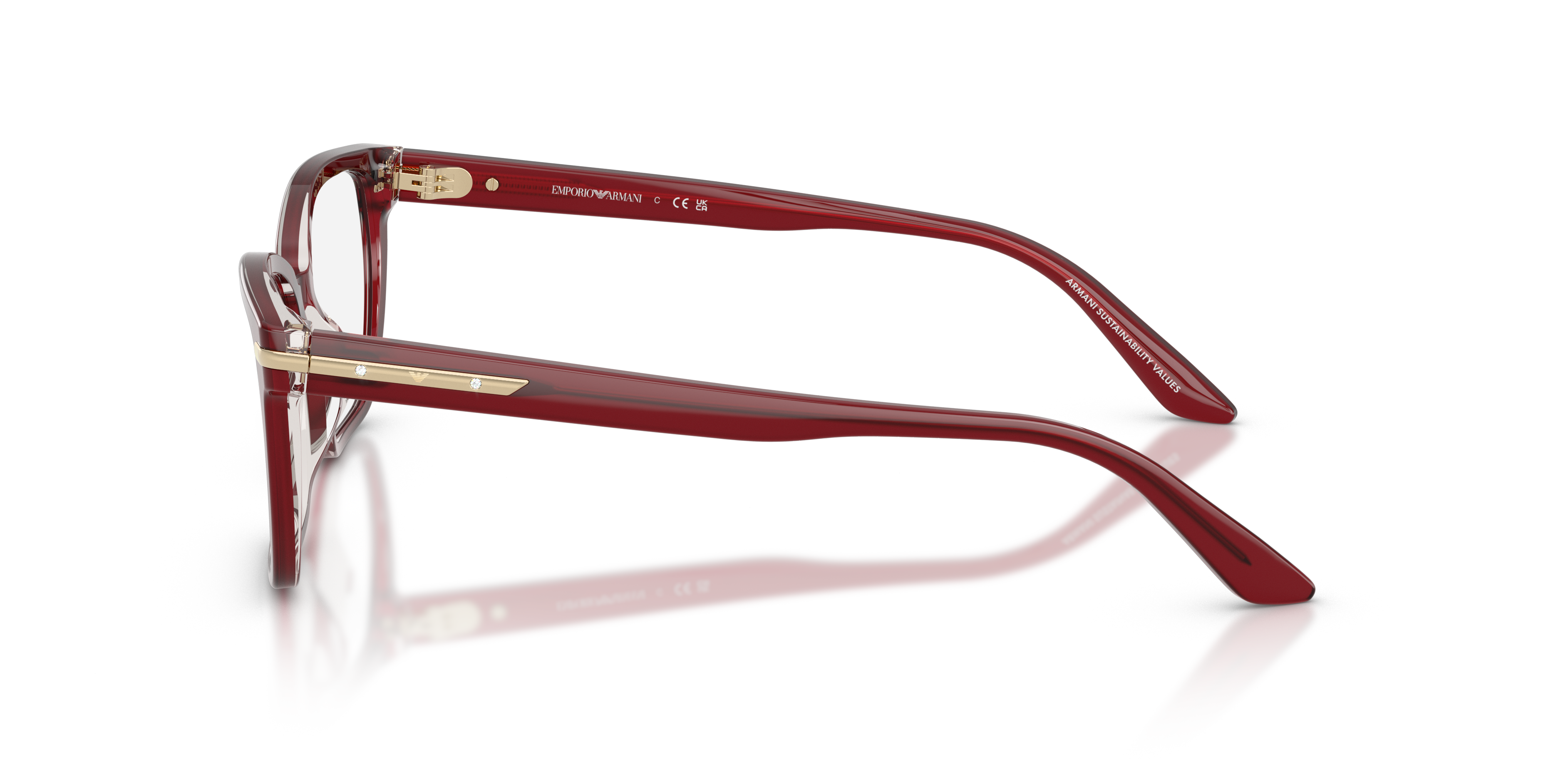 Emporio Armani women's acetate eyeglasses