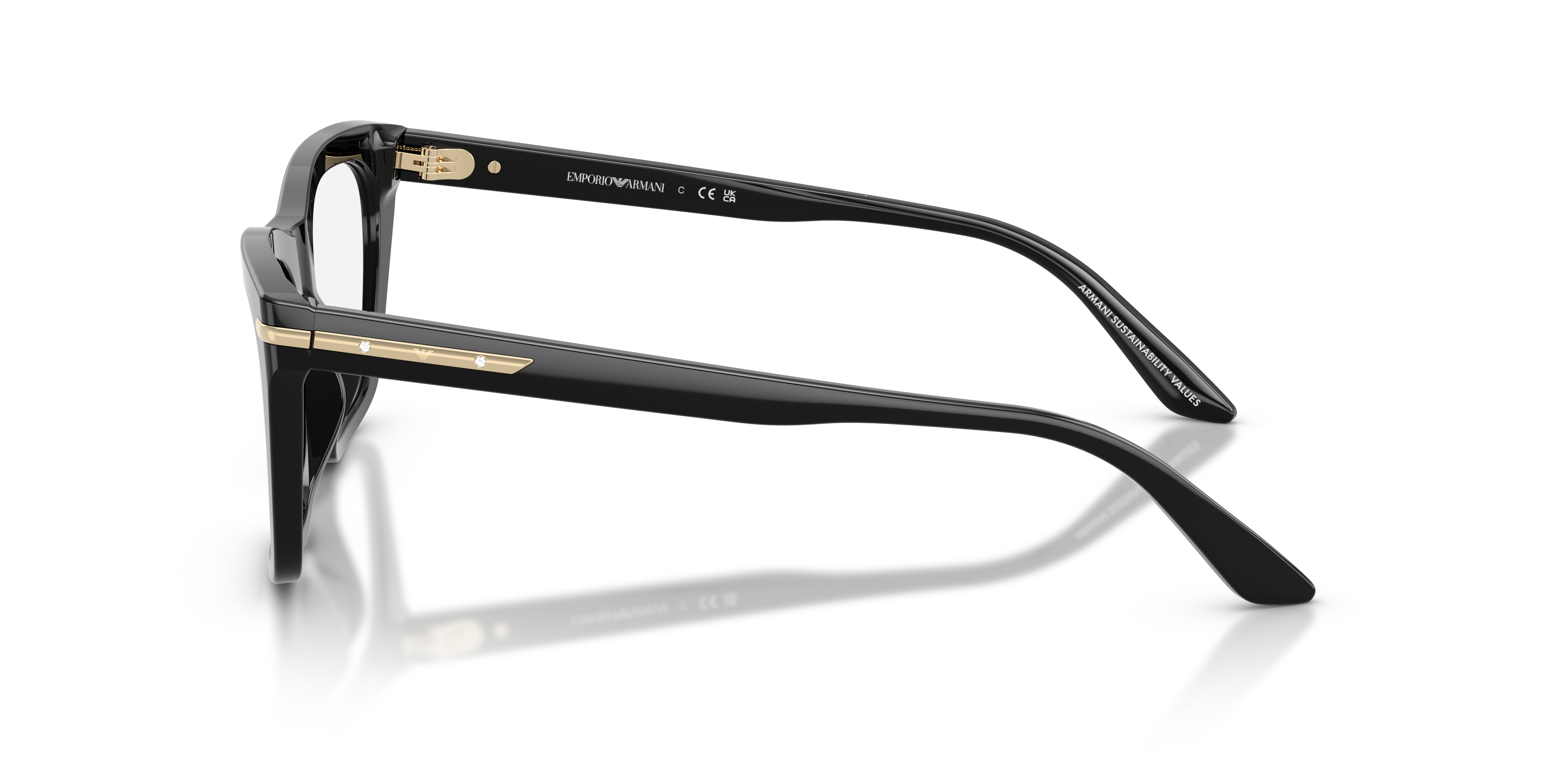 Emporio Armani women's acetate eyeglasses