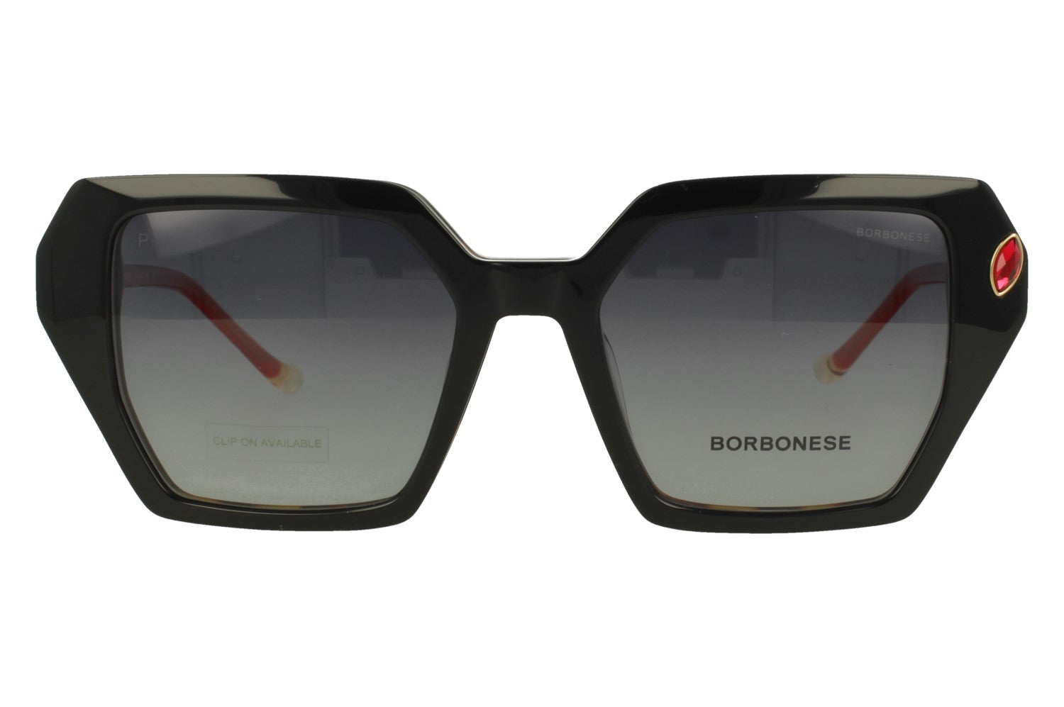 Occhiale da vista Borbonese da donna in acetato con clip-on