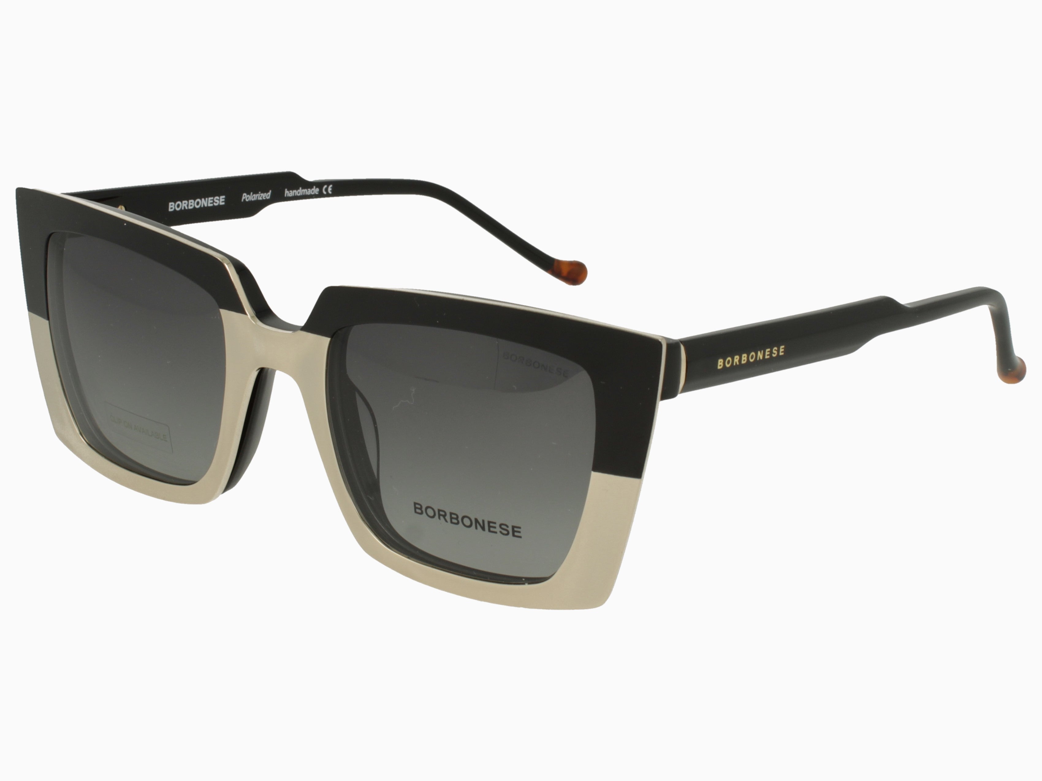 Occhiale da vista Borbonese da donna in acetato con clip-on