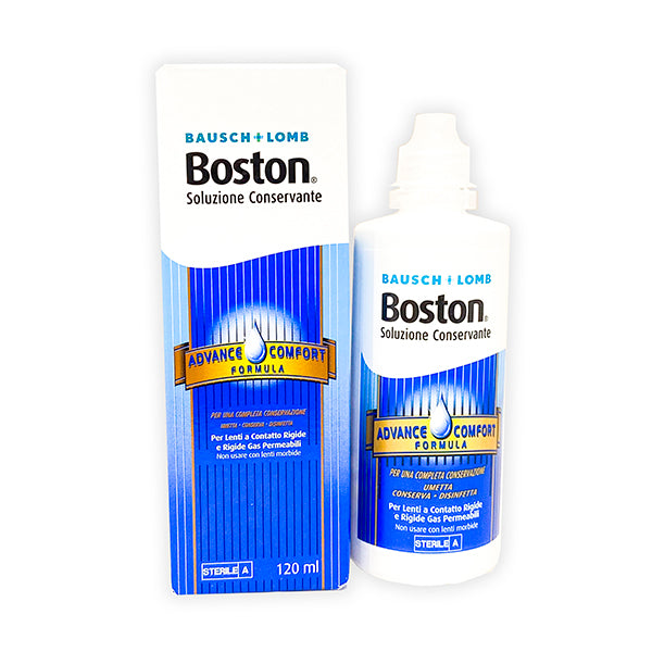 Boston soluzione conservante per lenti a contatto rigide gas permeabili (120ml)