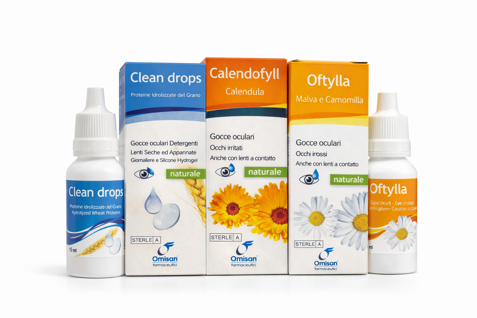 Kit colliri per occhi secchi, rossi ed irritati (3pz da 15ml)