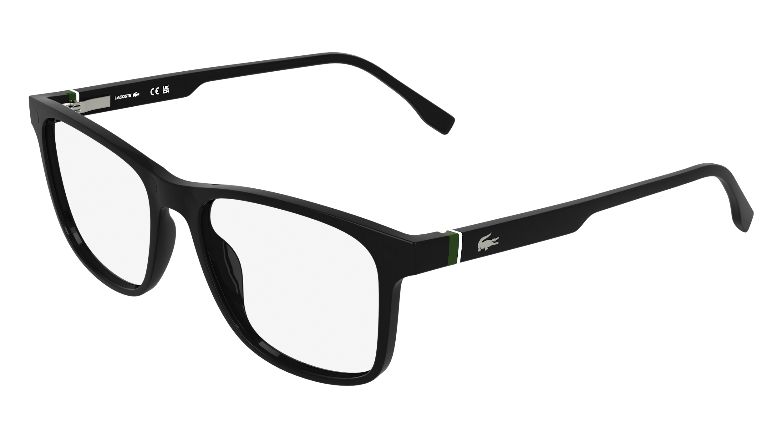 Occhiale da vista Lacoste da uomo in acetato (con clip-on da sole)