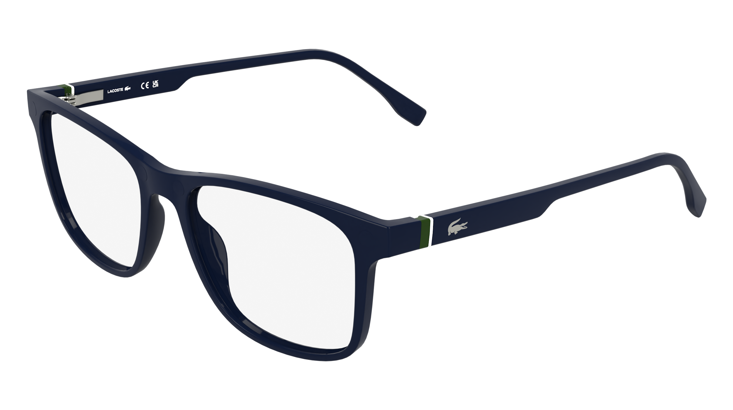 Occhiale da vista Lacoste da uomo in acetato (con clip-on da sole)