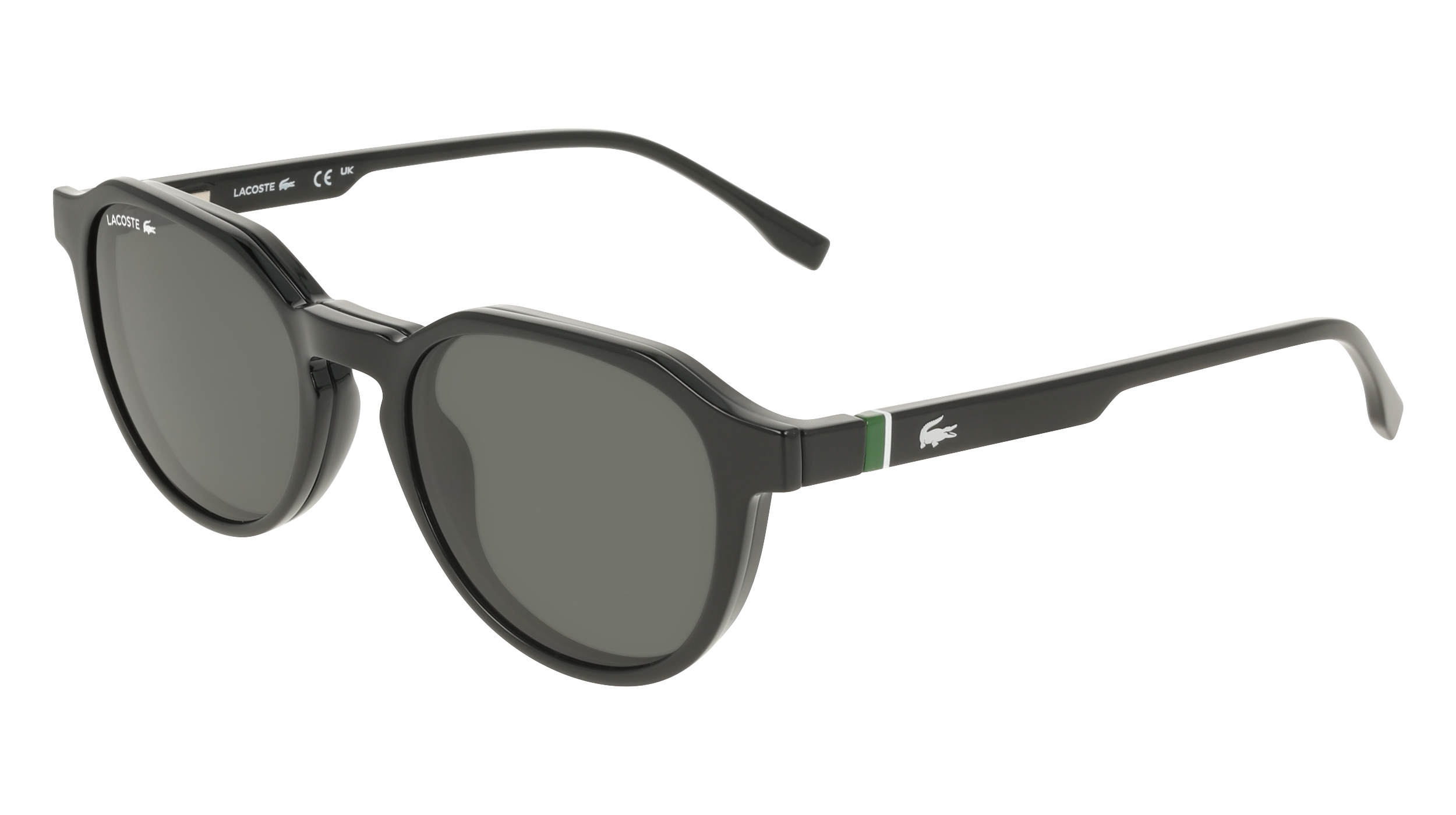 Occhiale da vista Lacoste da uomo in acetato (con clip-on da sole)