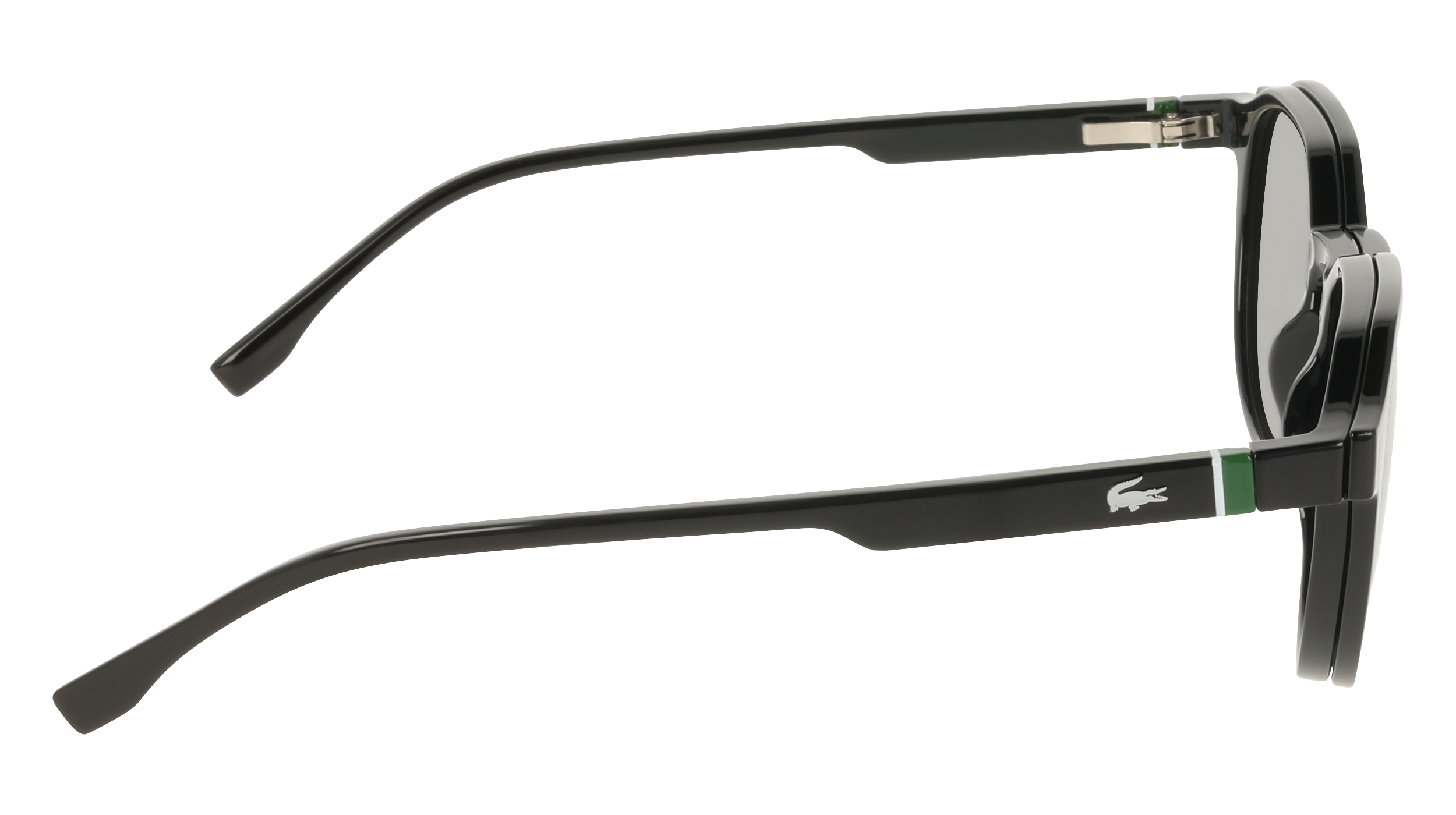 Occhiale da vista Lacoste da uomo in acetato (con clip-on da sole)