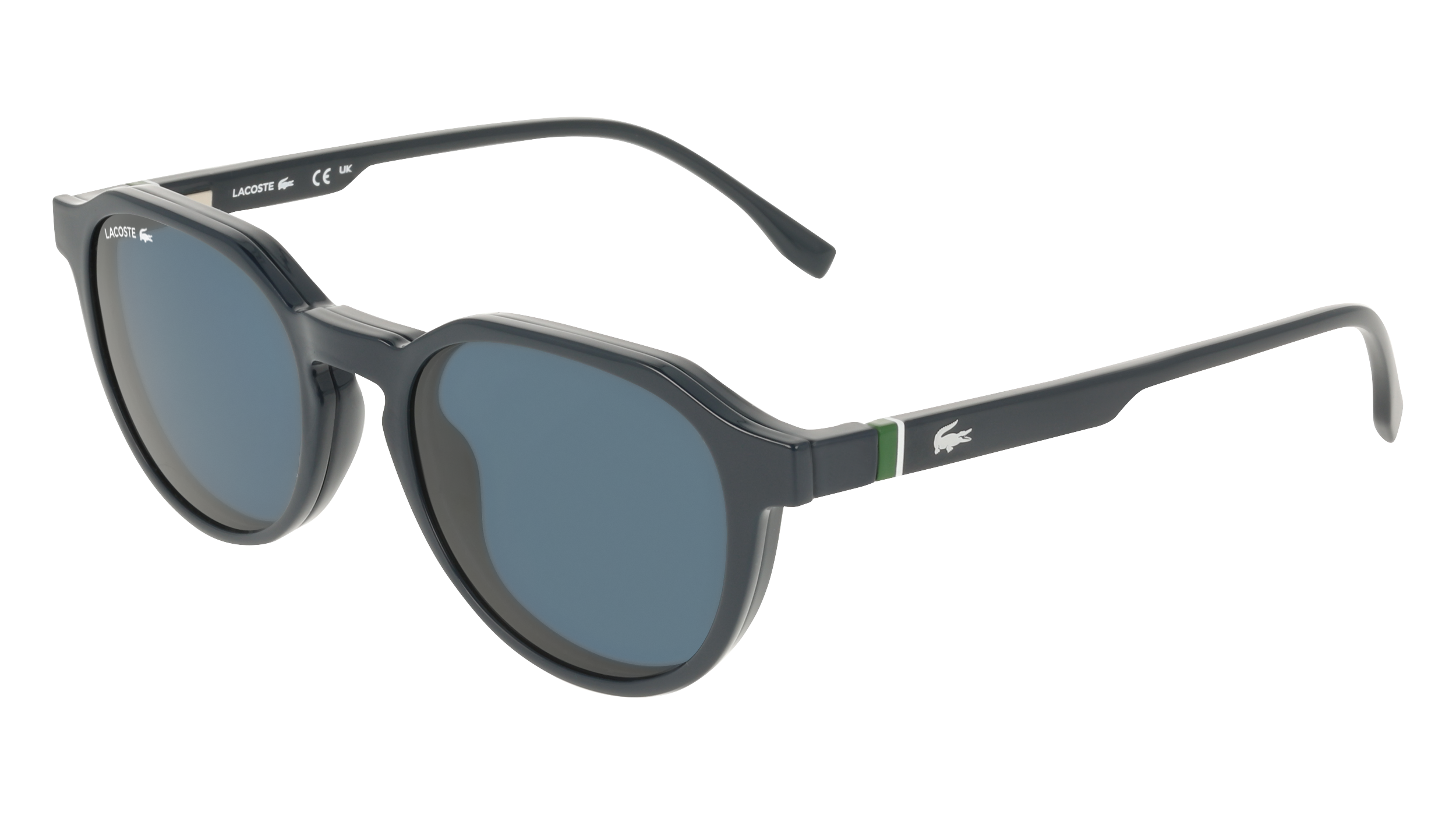 Occhiale da vista Lacoste da uomo in acetato (con clip-on da sole)