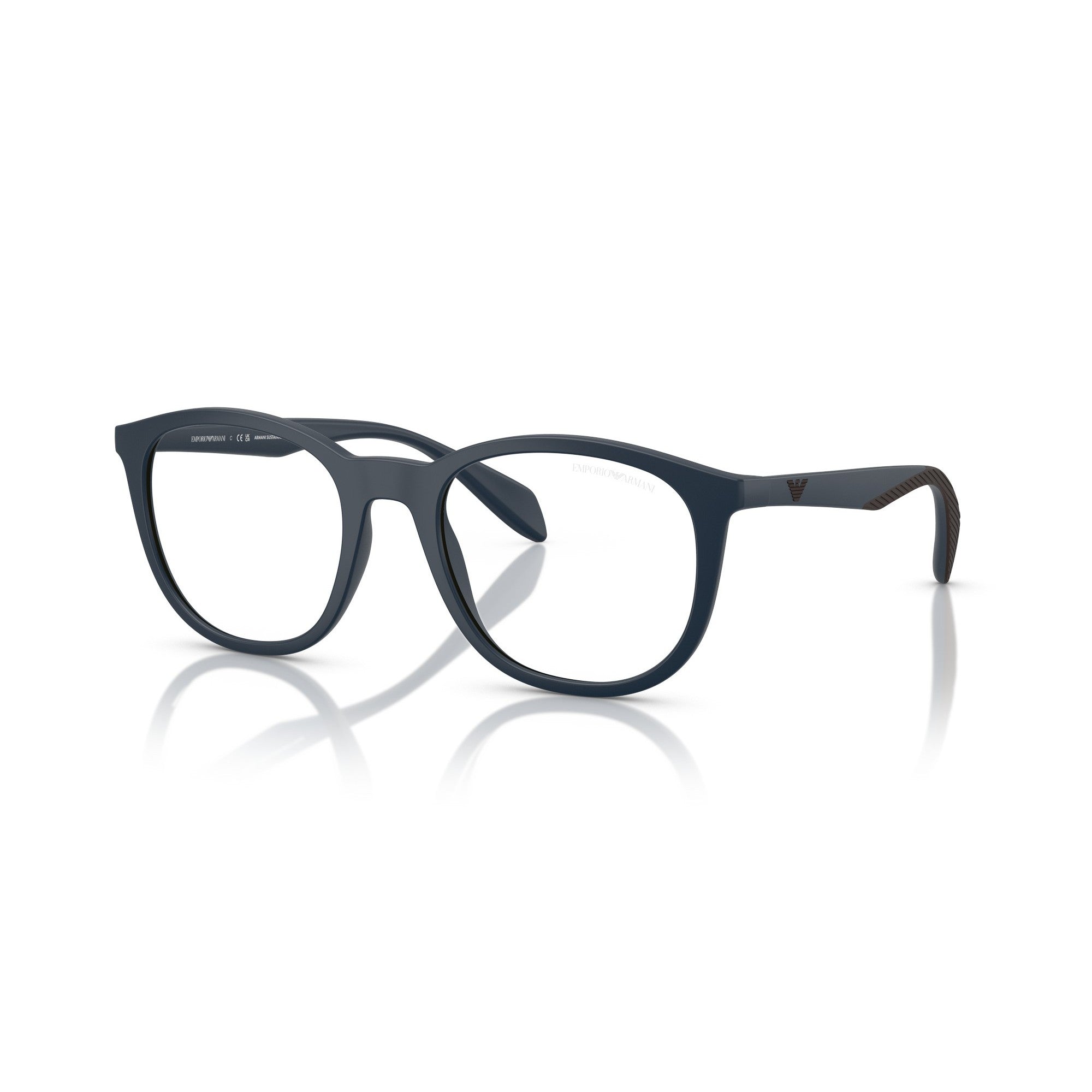 Occhiale Emporio Armani da vista da uomo in acetato con clip-on da sole